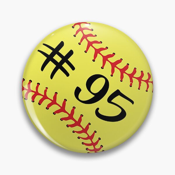 Item preview, Softball Player Jersey No 95 Back Number #95 Ball Sport Sticker Gift designed and sold by theshirtinator.