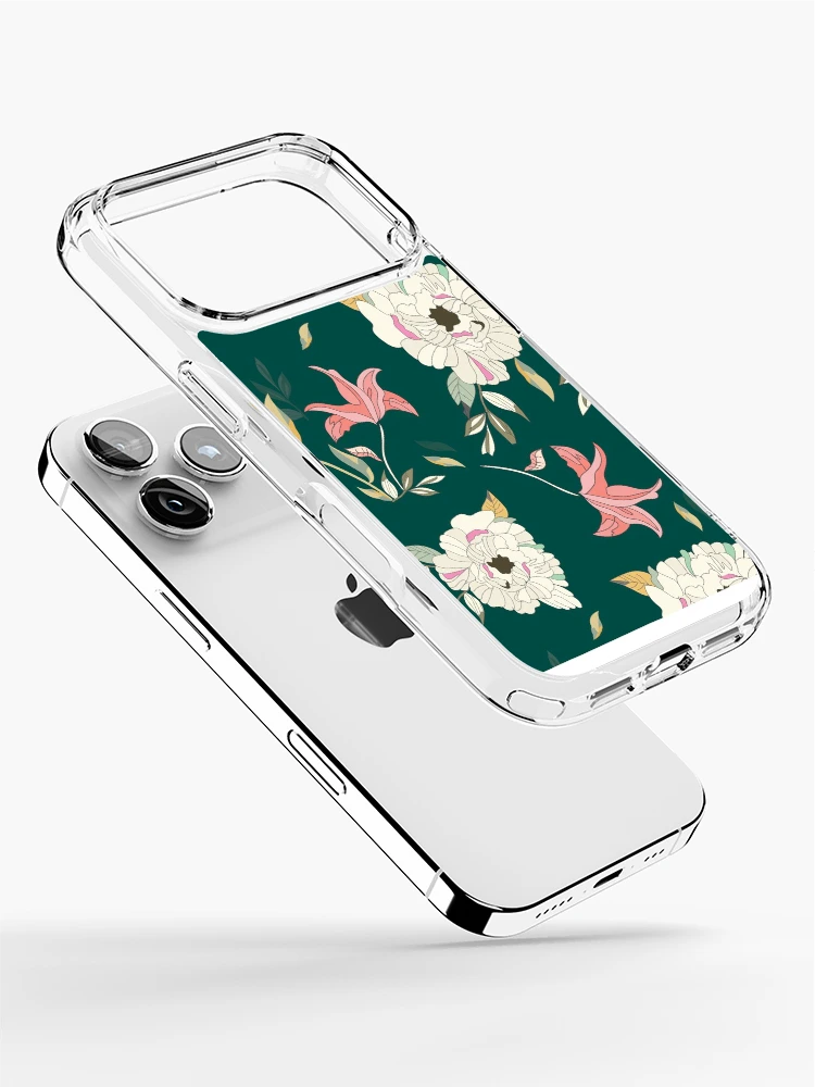 Thumbnail 2 of 5, iPhone Case, White Rose  designed and sold by Rococodesigns.