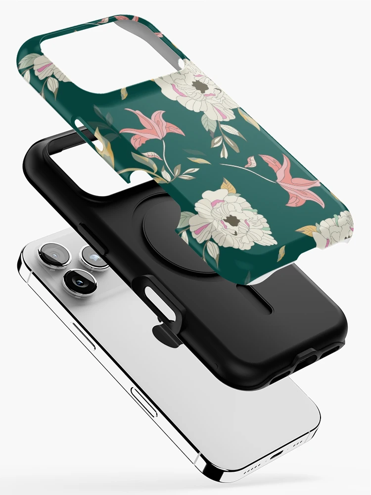 Thumbnail 2 of 4, iPhone Case, White Rose  designed and sold by Rococodesigns.