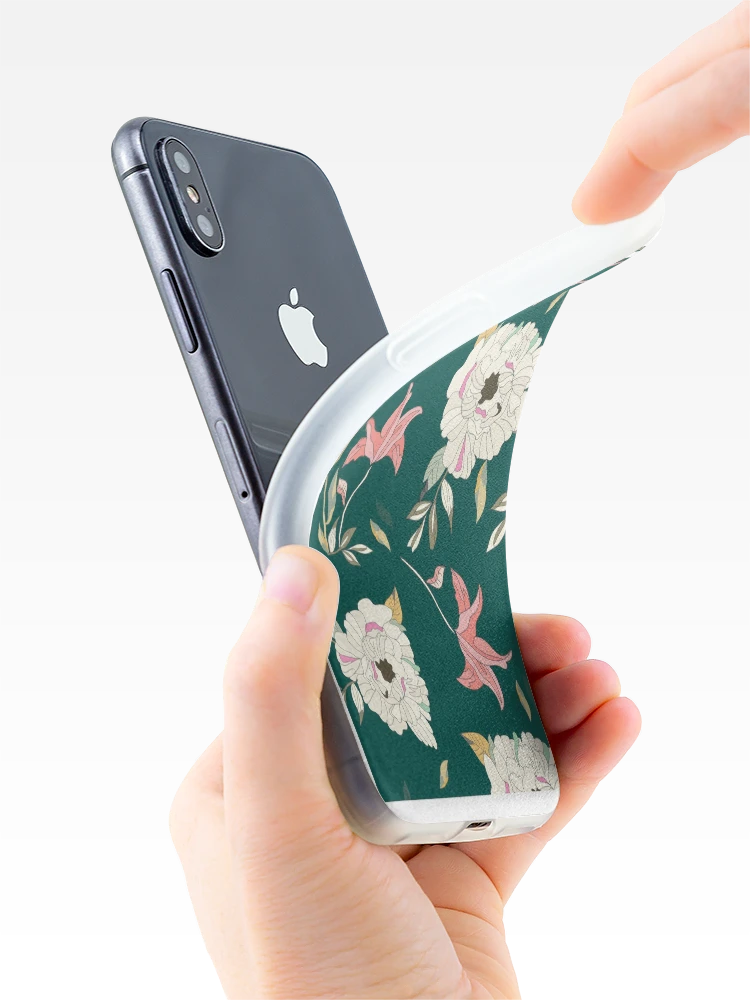 Thumbnail 4 of 5, iPhone Case, White Rose  designed and sold by Rococodesigns.