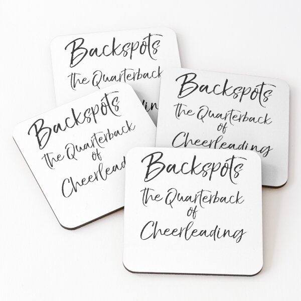 Item preview, Backspots the Quarterback of Cheerleading Cheerleading Quote designed and sold by TNDesignStudio.