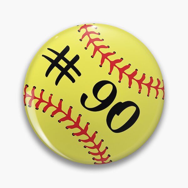 Item preview, Softball Player Jersey No 90 Back Number #90 Ball Sport Sticker Gift designed and sold by theshirtinator.