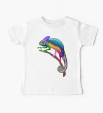 Chameleon Fantasy Rainbow Colors Baby Tee