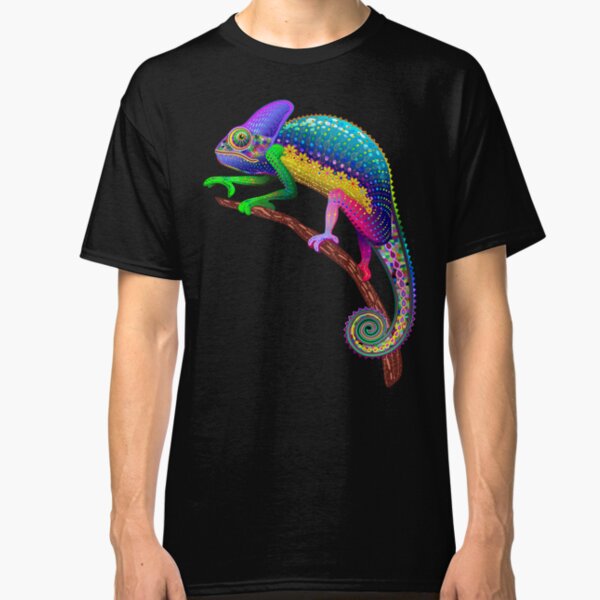 Chameleon Fantasy Rainbow Colors Classic T-Shirt