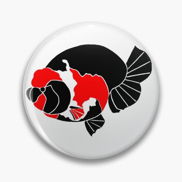 Item preview, Ranchu Tri Color Goldfish Logo designed and sold by Nosnah.