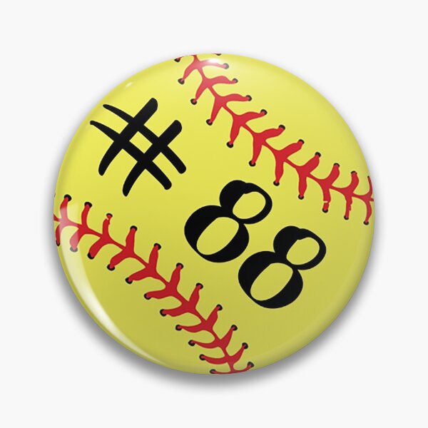 Item preview, Softball Player Jersey No 88 Back Number #88 Ball Sport Sticker Gift designed and sold by theshirtinator.