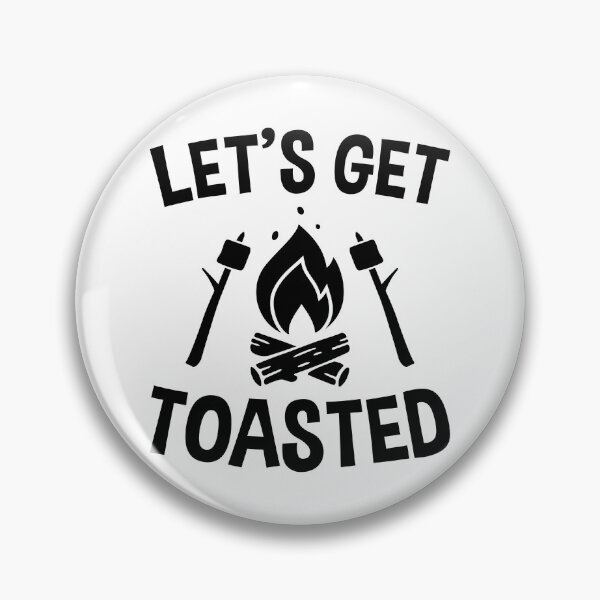 Item preview, Camping Campfire Let's Get Toasted- marshmallows on a stick designed and sold by EstelleStar.