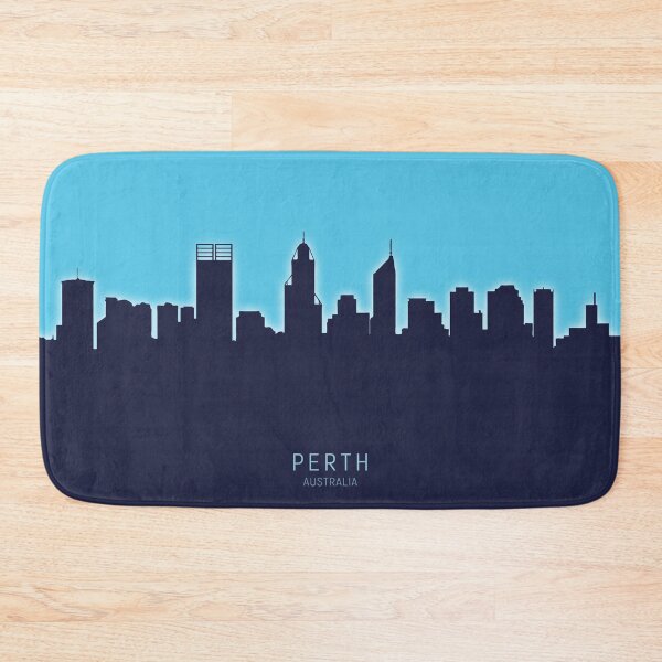 Artikelvorschau, Perth Australia Skyline entworfen und verkauft von ArtPrints.