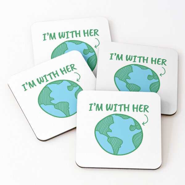 Item preview, Earth Day I'm With Her designed and sold by EstelleStar.