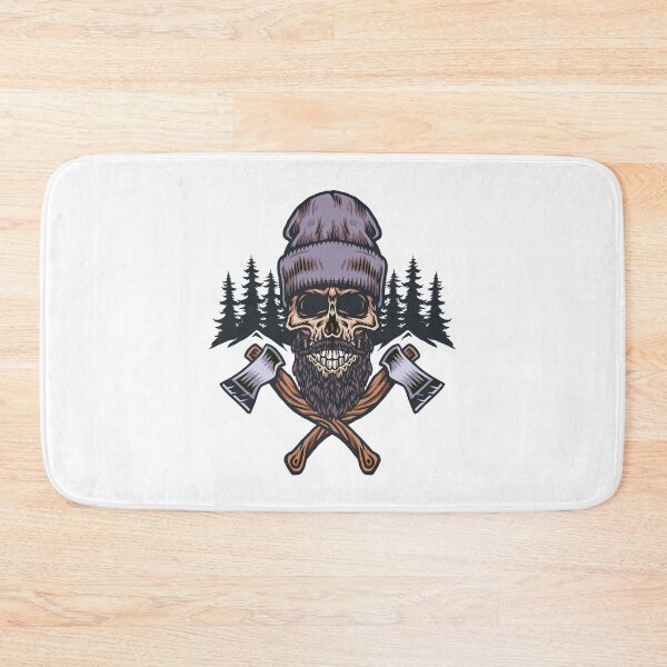 Item preview, Lumberjack Skull designed and sold by Vector Scout Lab.