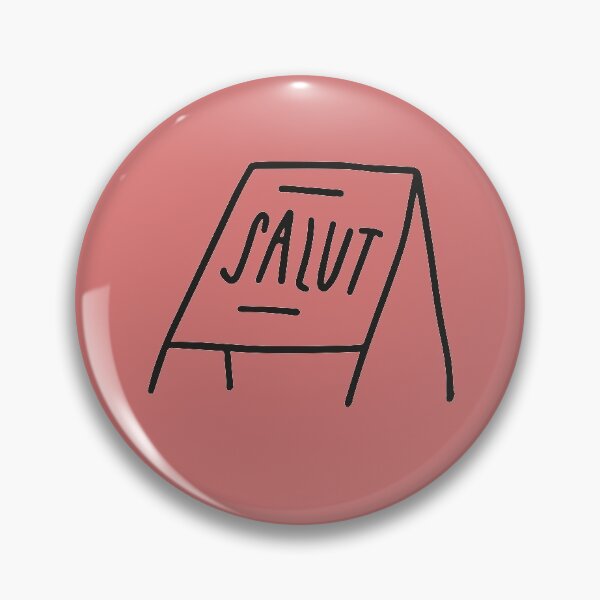 Item preview, Salute! Blackboard signboard Minimal mauve designed and sold by mintwolke.