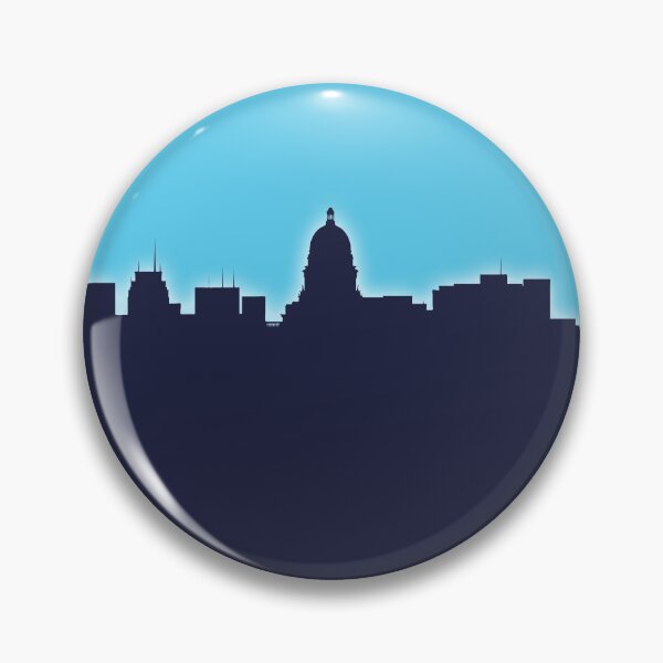 Artikelvorschau, Madison Wisconsin Skyline entworfen und verkauft von ArtPrints.