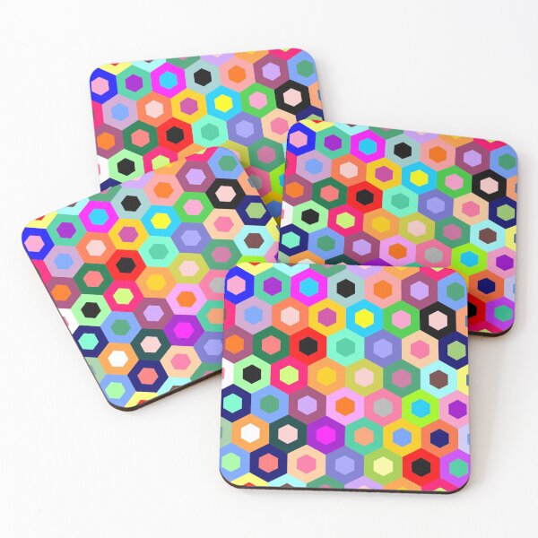 Item preview, Colorful honeycomb designed and sold by elfina.