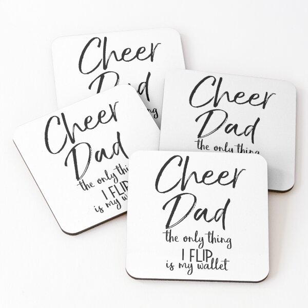 Item preview, Cheer Dad The Only Ting I Flip is My Wallet Cheerleading Quote designed and sold by TNDesignStudio.