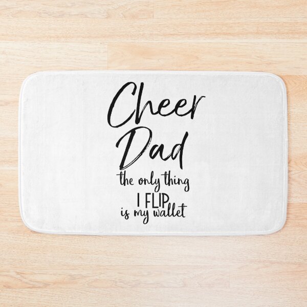 Item preview, Cheer Dad The Only Ting I Flip is My Wallet Cheerleading Quote designed and sold by TNDesignStudio.