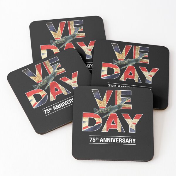 Item preview, VE Day WWII V-E Day Celebration Spitfire 75th Anniversary designed and sold by iBestSellings.