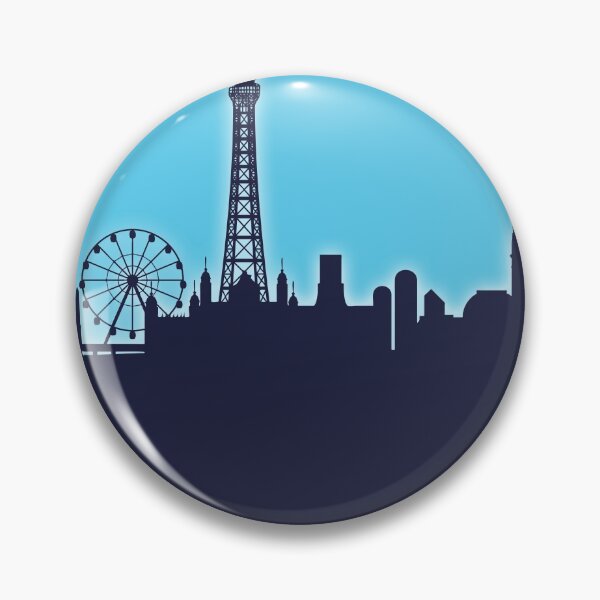 Item preview, Blackpool England Skyline designed and sold by ArtPrints.