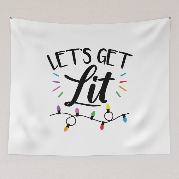 Item preview, Christmas Design - Let's Get LIT designed and sold by EstelleStar.