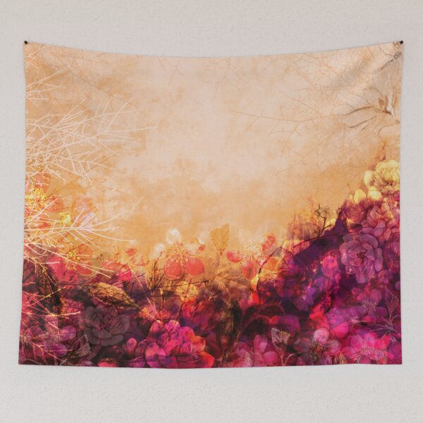 Item preview, LOVELY FLOWERS ARE KISSING A YELLOW FIELD IV designed and sold by Pia Schneider.
