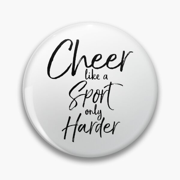 Artikelvorschau, Cheer Like a Sport Only Harder Cheerleading Quote entworfen und verkauft von TNDesignStudio.