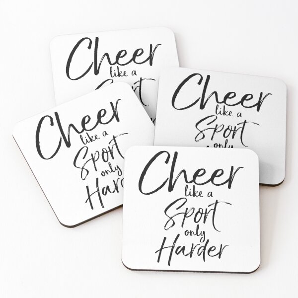 Item preview, Cheer Like a Sport Only Harder Cheerleading Quote designed and sold by TNDesignStudio.