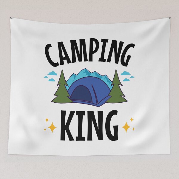 Item preview, Camping King - for Men who Camp - Camping design designed and sold by EstelleStar.