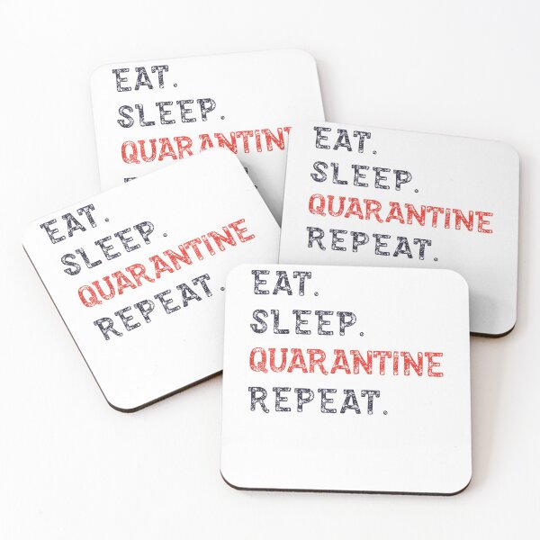 Item preview, Eat Sleep Quarantine Repeat Virus Awareness Flu designed and sold by iBestSellings.