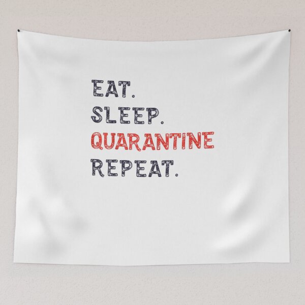 Item preview, Eat Sleep Quarantine Repeat Virus Awareness Flu designed and sold by iBestSellings.