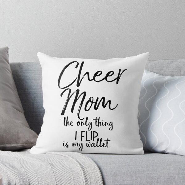Item preview, Cheer Mom the Only Thing I Flip is My Wallet Cheerleading Quote designed and sold by TNDesignStudio.