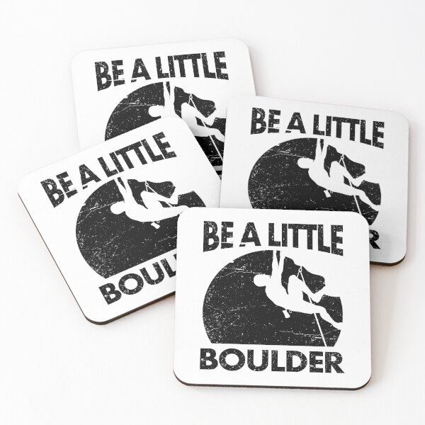Item preview, Be a Little BOULDER Funny Rock Climber designed and sold by EstelleStar.