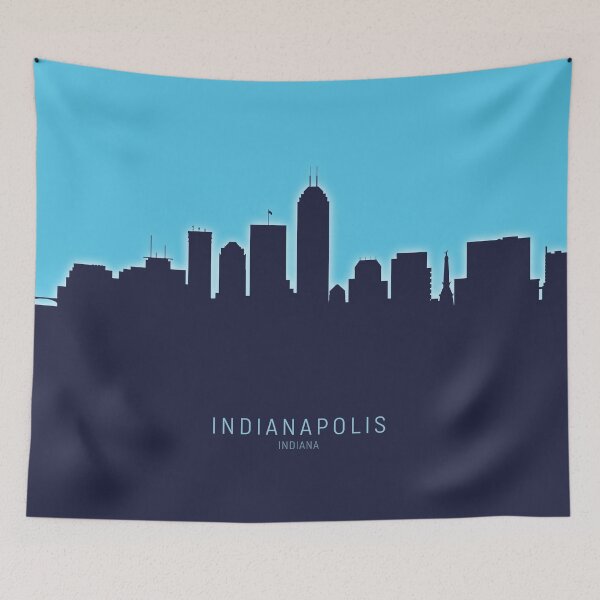 Artikelvorschau, Indianapolis Indiana Skyline entworfen und verkauft von ArtPrints.