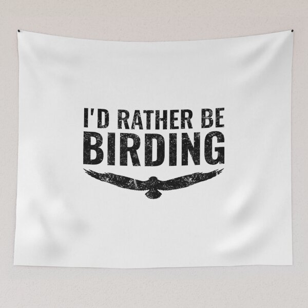 Item preview, Bird product Gift for Birdwatcher Rather Be Birding designed and sold by EstelleStar.