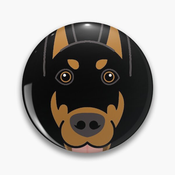 Item preview, Doberman Pinscher dog face designed and sold by ShirtBricks.