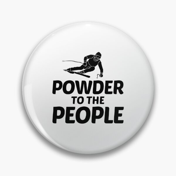 Item preview, Funny Skiing, Ski Design - POWDER to the People designed and sold by EstelleStar.