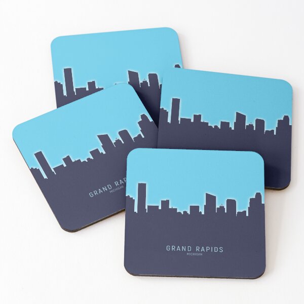 Item preview, Grand Rapids Michigan Skyline designed and sold by ArtPrints.