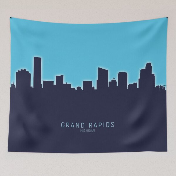 Item preview, Grand Rapids Michigan Skyline designed and sold by ArtPrints.