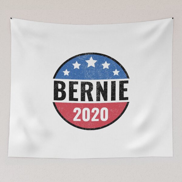Item preview, Bernie Sanders 2020 in Retro Button Style designed and sold by EstelleStar.