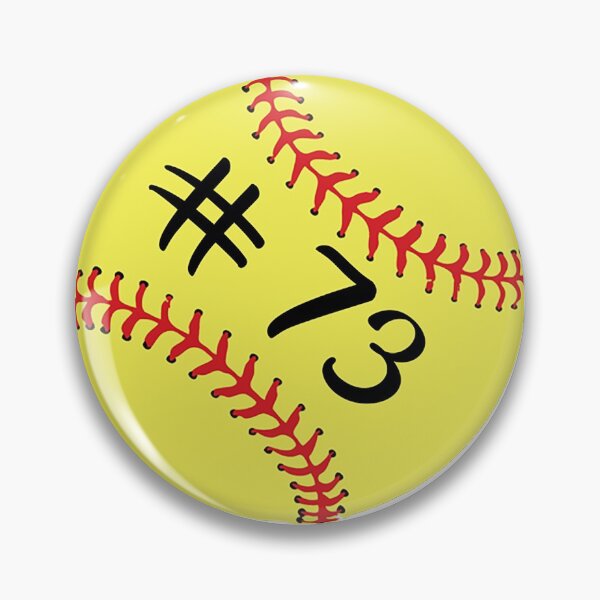 Item preview, Softball Player Jersey No 73 Back Number #73 Ball Sport Sticker Gift designed and sold by theshirtinator.