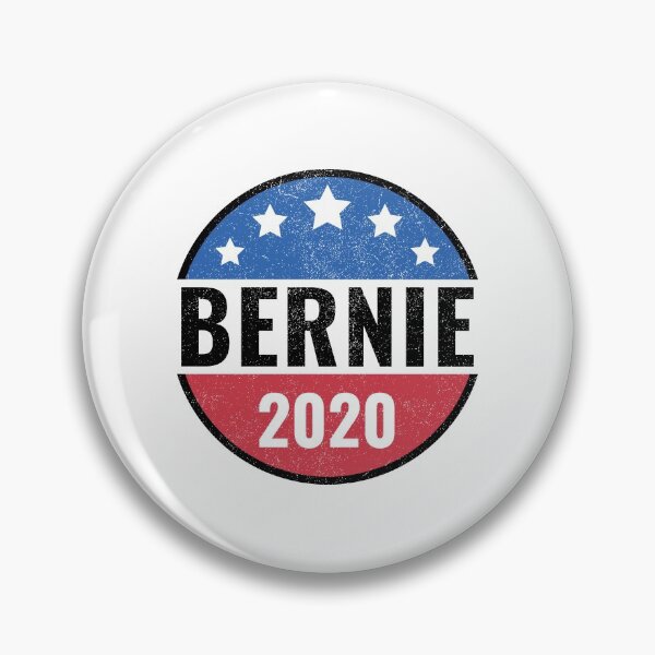 Item preview, Bernie Sanders 2020 in Retro Button Style designed and sold by EstelleStar.