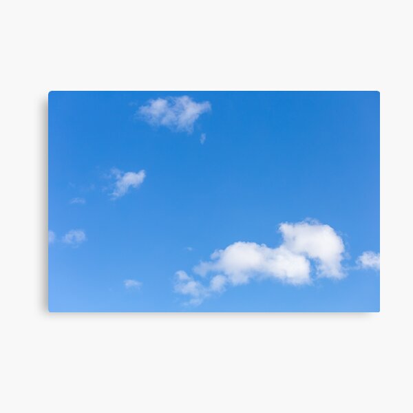 Blue sky and clouds Canvas Print