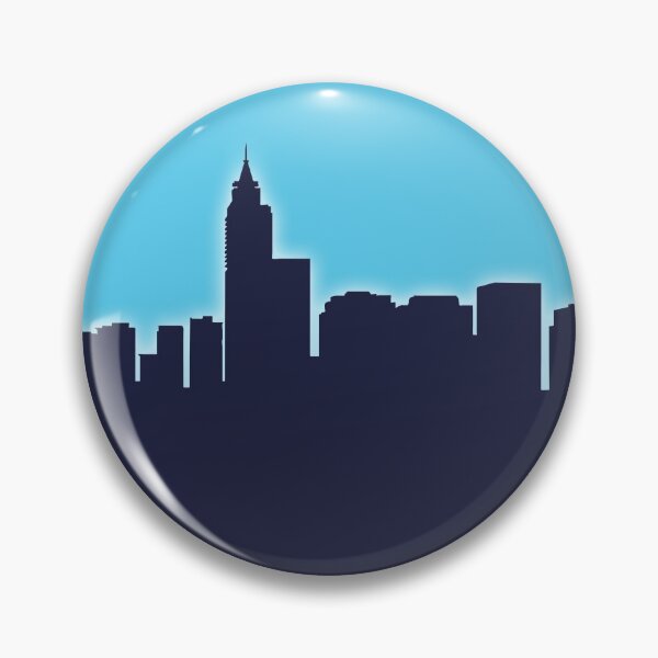 Item preview, Raleigh North Carolina Skyline designed and sold by ArtPrints.