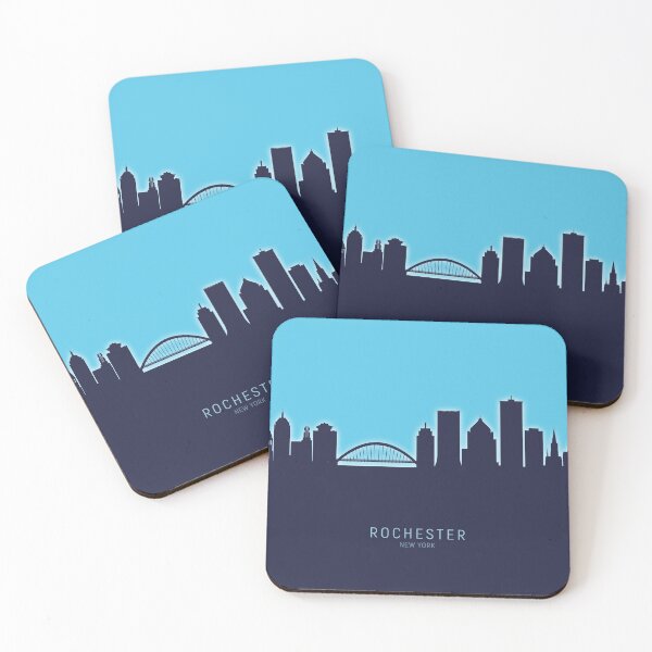 Artikelvorschau, Rochester New York Skyline entworfen und verkauft von ArtPrints.
