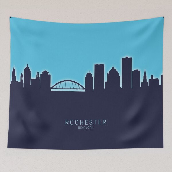 Artikelvorschau, Rochester New York Skyline entworfen und verkauft von ArtPrints.