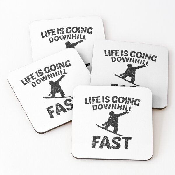Item preview, Snowboard - Life is going downhill fast! designed and sold by EstelleStar.