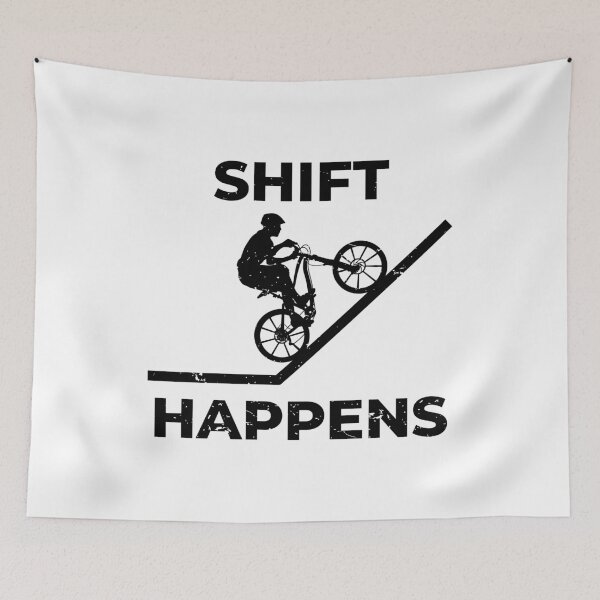 Item preview, Funny Mountain Bike Design, Gift - SHIFT Happens designed and sold by EstelleStar.
