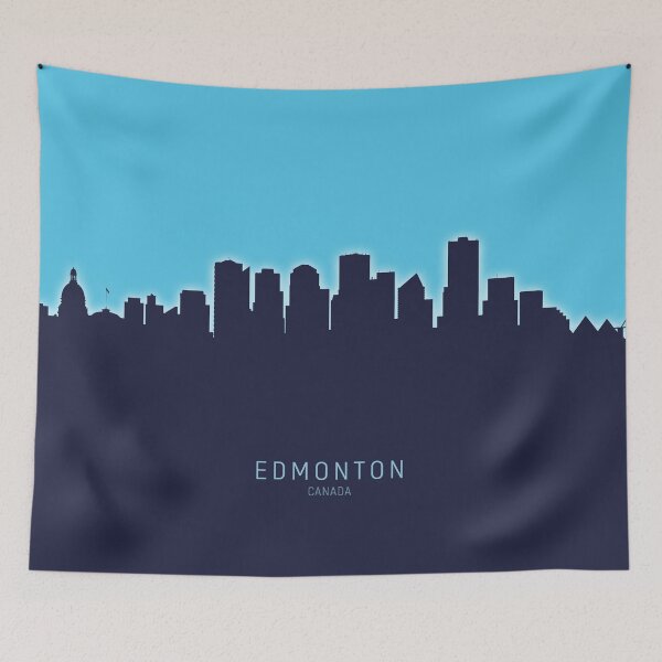 Item preview, Edmonton Canada Skyline designed and sold by ArtPrints.