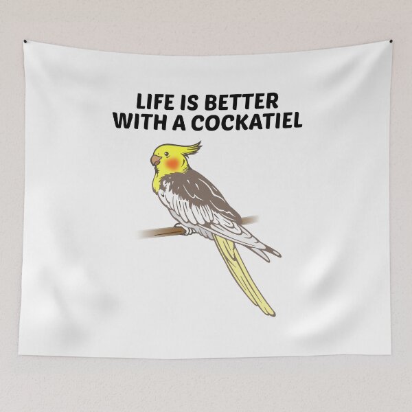 Item preview, Life is Better With a Cockatiel designed and sold by EstelleStar.