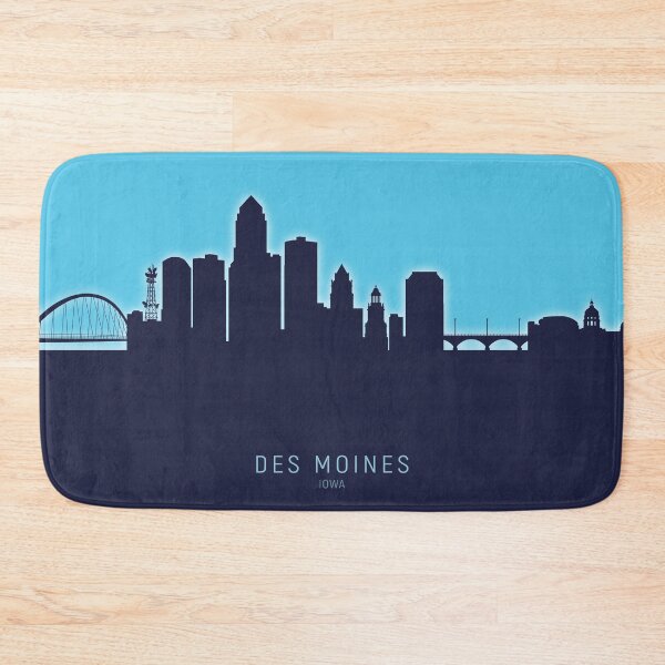 Item preview, Des Moines Iowa Skyline designed and sold by ArtPrints.