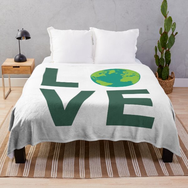 Item preview, Earth Day design - The Word LOVE and an Earth designed and sold by EstelleStar.