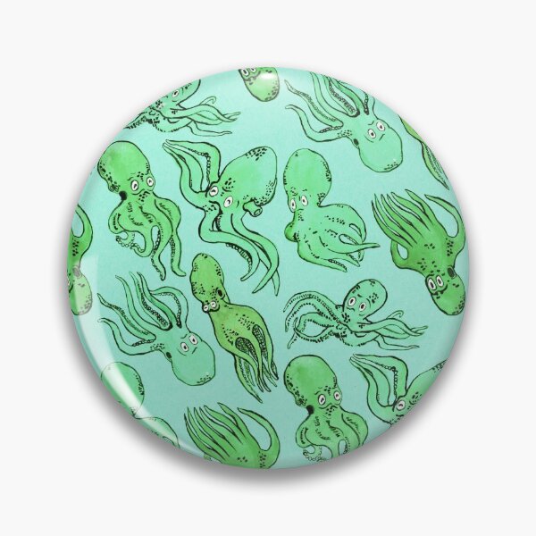 Item preview, octopus pattern - green designed and sold by KarolinaSt.